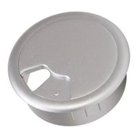 Pasacables en gris plateado 80 mm - Por unidad