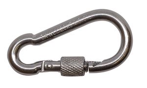 Carabiner With Screw Closure Stainless Steel A4 6 x 60 mm - Per Piece