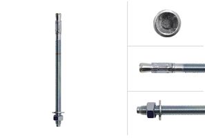 Expansion bolt M14 x 250 mm for push-through installation - Per Piece
