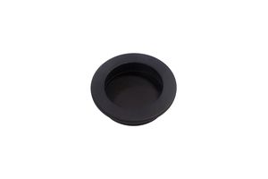 Puxador concha preto redondo 53 cm - Por peça