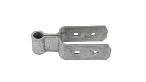 Galvanized Short Double Strap Hinge of 13 cm for English Farm Gates 51 mm thick - Per Piece