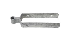 Short Galvanized Double Strap Hinge of 30 cm for English Farm Gates 72 mm thick - Per Piece