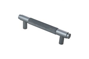 Lavuzo Handgreep Ribbel RVS 128 mm - Boorafstand 96 mm - Per Stuk