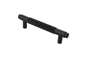 Lavuzo Handgreep Ribbel Zwart 128 mm - Boorafstand 96 mm - Per Stuk