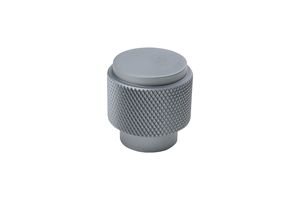 Lavuzo Kastknop Ribbel RVS 25x25 mm - Per stuk