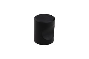 Lavuzo Zwarte kastknop 25x25 mm - Per stuk
