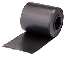 Bleiersatz Flex selbstklebend Schwarz 200 mm breit - 10 m Rolle