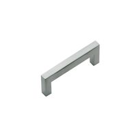 Cupboard Handle Stainless Steel Square 140 mm - Centre Distance 128 mm - Per piece