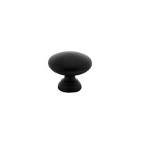 Bouton de meuble noir 32 mm rond - Par pièce