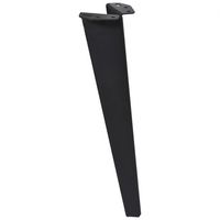 Furniture Leg Steel Modern Black 400 mm - Per piece