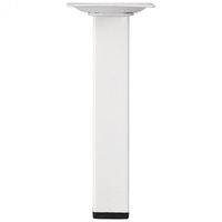 Furniture Leg Steel Square White 150 mm - Per piece