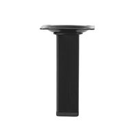 Furniture Leg Steel Square Black 100 mm - Per piece