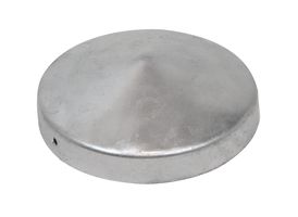 Chapeau de poteau acier galvanisé pour poteaux ronds 10 cm - Par pièce