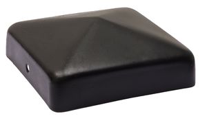 Pfostenkappe Schwarz für 9 x 9 cm Pfosten - pro Stück