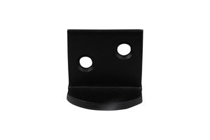 Plaque protège gond sur platine noir 35 x 17 mm - Par pièce