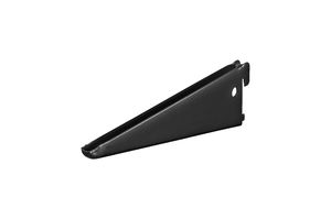 Plankdrager voor Dubbele F-rails Zwart 220 mm - Per Stuk
