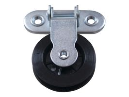 Scharnierkatrol 40 mm met Polyamide Wiel - Per Stuk