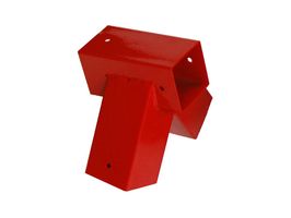 Red Corner Swing Set Bracket for Square Posts of 9 x 9 cm - Per Piece