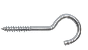 Galvanized Screw Hook of M6 x 100 x 60 mm - Per Piece