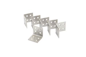 Angle Brackets 40 x 40 mm Stainless Steel - Set of 6