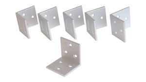 Angle Brackets 35 x 35 mm Aluminium - Set of 6