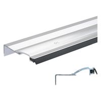 Threshold strip aluminium 100 cm for threshold of 32 to 56 mm - Per piece