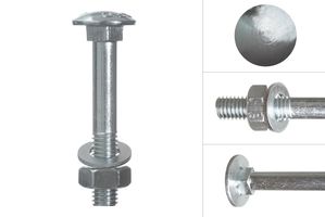 Schlossschrauben Verzinkt M10 x 65 mm - 10 Stück