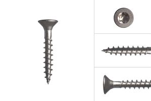 Chipboard screws stainless steel A2 4 x 16 mm Torx 20 - 200 pcs