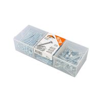 Galvanized Flat Countersunk Head Nails Assortment Box - 3 Parts