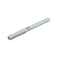 Zinc Plated Hanger Bolt of M8 x 100 mm with SW6 Center Hex Drive - Box of 100 Pieces