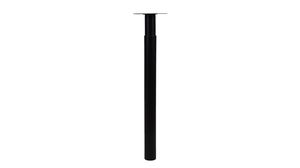 Table Leg Adjustable Black Steel 700-1100 mm - Per piece