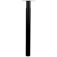 Tafelpoot Verstelbaar Zwart Staal - 70 tot 110 cm - Per Stuk