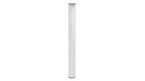 Table Leg White Steel Square 720 mm - Per piece