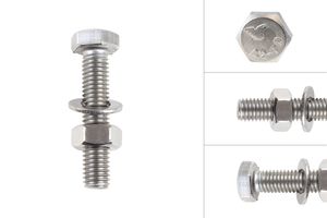 Tap bolts Stainless Steel M8 x 40 mm - 10 pieces