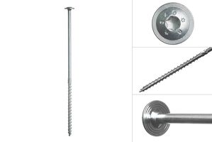Vis à tête disque galvanisée 8.0 x 240 mm Torx - Par pièce