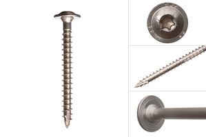 Wood construction screws stainless steel 8.0 x 80 mm Torx - Per Piece