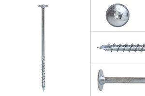 Montageskruvar Förzinkad 10.0 x 220 mm Torx 40 - Styckpris