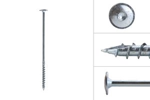 Vis à tête disque galvanisée 10.0 x 240 mm Torx 40 - Par pièce