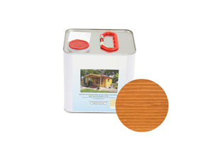 Transparente Holzlasur für Blockhütte & Gartenhaus Mahonie (Embadecor) 2,5 Liter