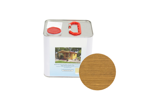 Transparente Holzlasur für Blockhütte & Gartenhaus Nuss (Embadecor) 2,5 Liter