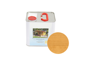Transparente Holzlasur für Blockhütte & Gartenhaus Pinie Kiefer (Embadecor) 2,5 Liter