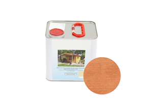 Transparente Holzlasur für Blockhütte & Gartenhaus Schwedisch Rot (Embadecor) 2,5 Liter