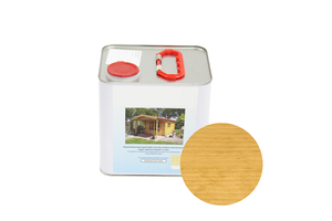 Transparente Holzlasur für Blockhütte & Gartenhaus helle Eiche (Embadecor) 2,5 Liter