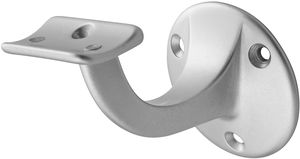 Handlaufhalter Aluminium - Rundes Modell für Aufschraubmontage - Pro Stück