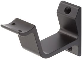Handlaufhalter Schwarz - Gerades Modell für Aufschraubmontage - Pro Stück