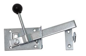 Drop Bar Latch with Handle Galvanised - 100 x 60 mm