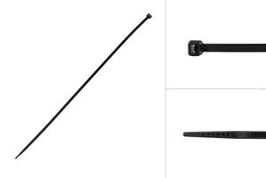 Tyraps Zwart 370 x 4.8 mm - 100 stuks