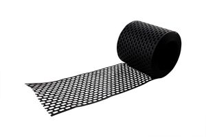 Ventilatieprofiel PVC zwart 100 mm - Rol 5m