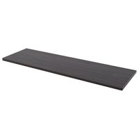 Wandplank Zwart 80 x 23.5 x 1.8 cm