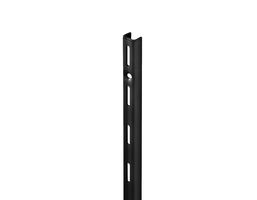 Rails muraux pour système F simple 149,5 cm noir - par pièce